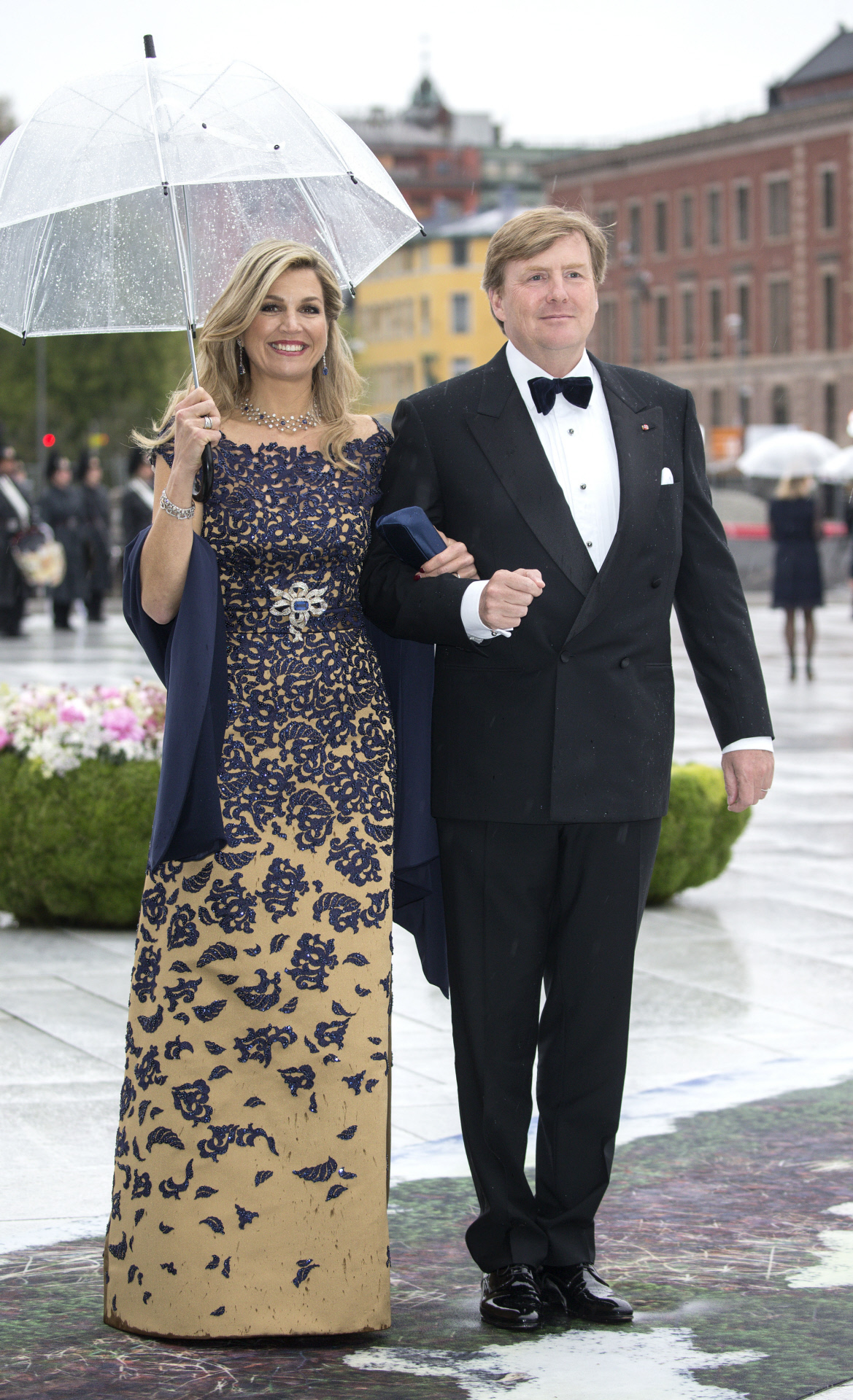 Los Reyes Guillermo Alejandro y Máxima de los Países Bajos en Oslo. (Foto: Gtres)