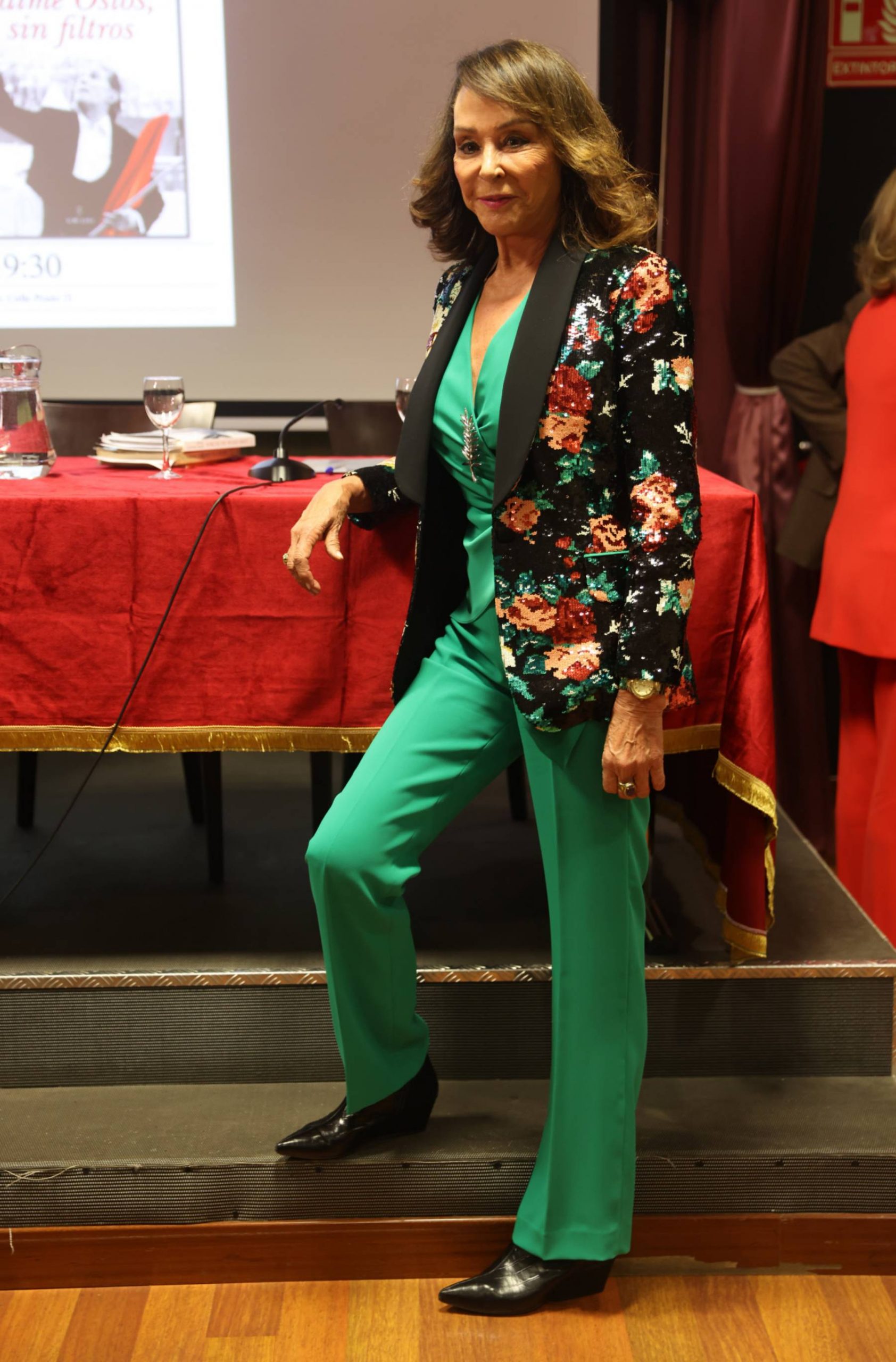 Maria Ángeles Grajal en la presentación de las memorias de Jaime Ostos. (Foto: Gtres)