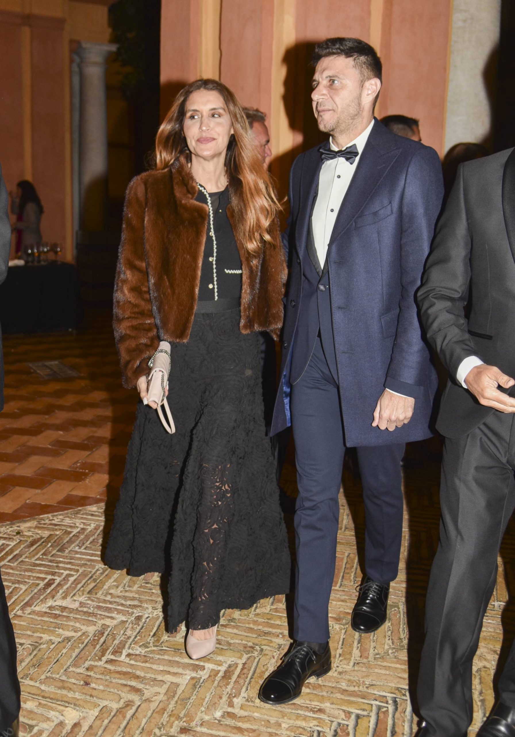 Joaquín Sánchez y Susana Saborido en un evento en Sevilla. (Foto: Gtres)