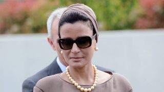 La jequesa de Qatar durante un viaje a España. (Foto: Gtres)