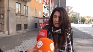 Gabriela Guillén ante los medios de comunicación. (Foto: Gtres)