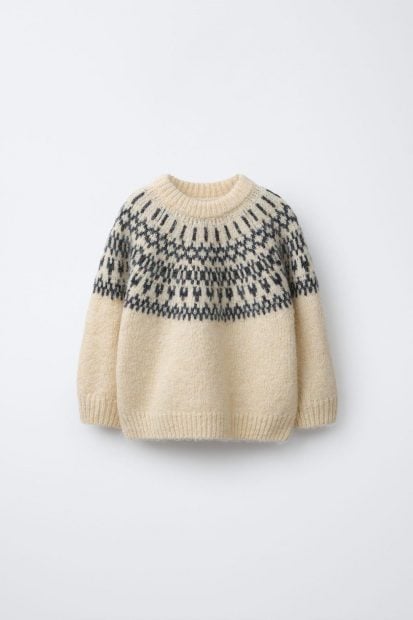 Un jersey de niños de alpaca de Zara Kids