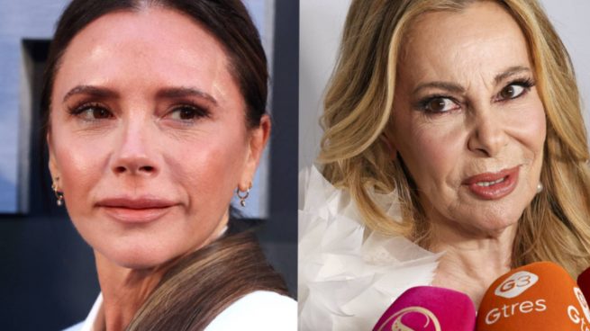 Victoria Beckham y Ana Obregón. (Foto: Gtres)