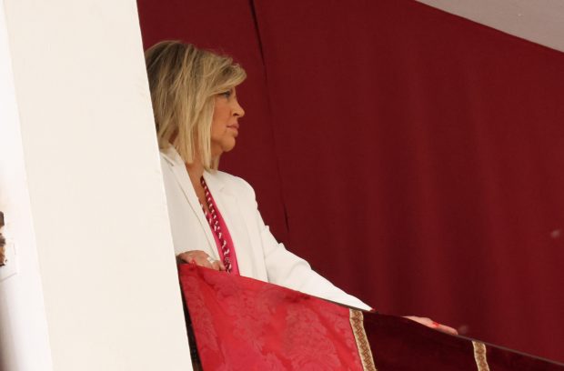 Terelu Campos en la Semana Santa de Málaga. (Foto: Gtres)