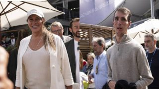 Karla Sofía Gascón y Álex Roca en el Torneo Conde de Godó. (Foto: Gtres)