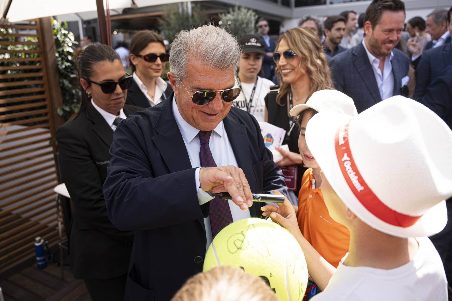 Joan Laporta en el Torneo Conde de Godó. (Foto: Gtres)
