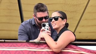 Anabel Pantoja y David Rodríguez en Semana Santa. (Foto: Gtres)