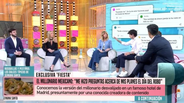 Mónica Pont en 'Fiesta'. (Foto: Telecinco)