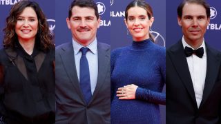 De izquierda a derecha. Isabel Díaz Ayuso, Iker Casillas, Ona Carbonell y Rafa Nadal. (FOTOS: GTRES)