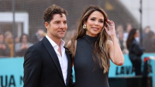 David Bisbal y Rosanna Zanetti en un evento en Madrid. (Foto: Gtres)