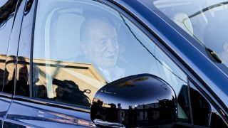 El Rey Juan Carlos en Sangenjo. (Foto: Gtres)