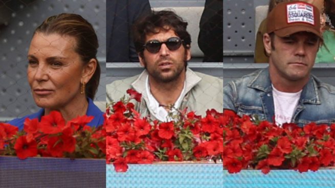 Mar Flores, Cayetano Rivera, Fonsi Nieto, Mutua Madrid Open