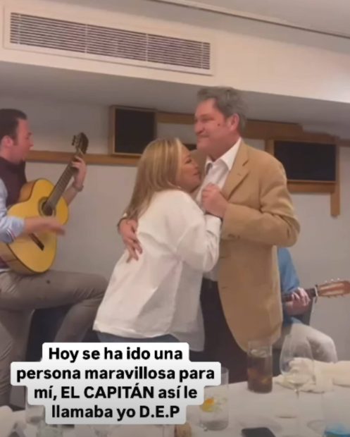 Homenaje de Belén Esteban a El capitán. (Foto Instagram)
