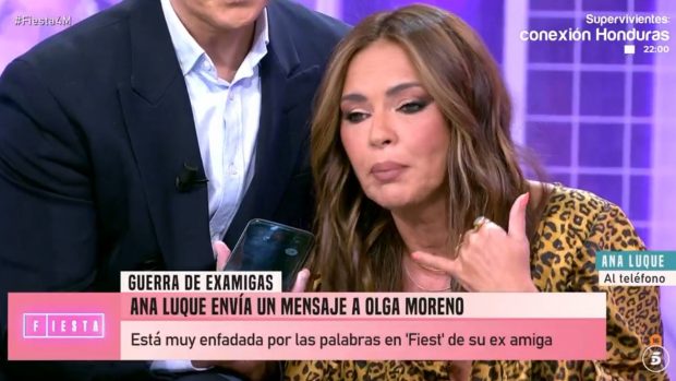 Olga Moreno en 'Fiesta'. (Foto: Telecinco)