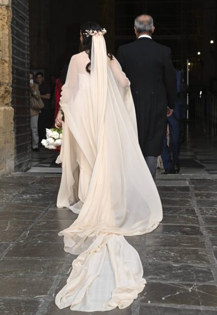 El vestido de la novia. (Foto: Gtres)