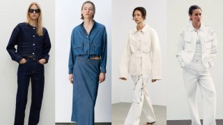 Total look denim. (Fotos: Zara y Mango)