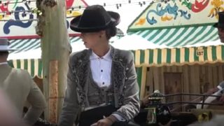 Victoria Federica en la Feria de Abril de Sevilla. (Foto: Gtres)