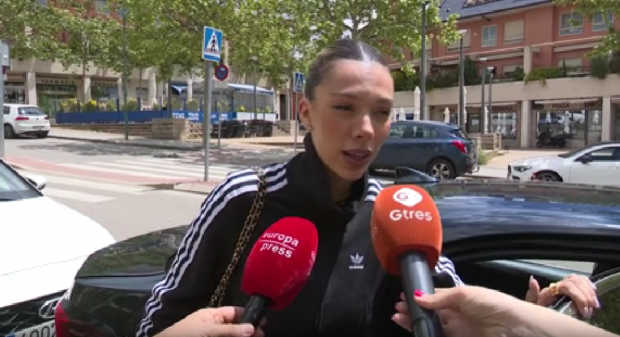 Alejandra Rubio en Madrid. (Foto: Gtres)