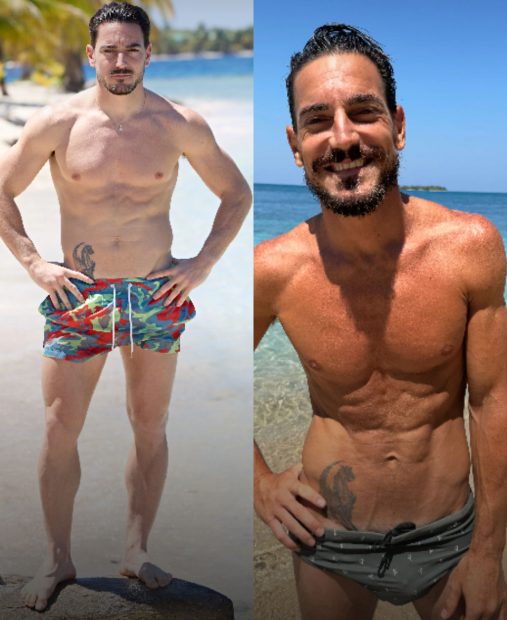 Damián en Supervivientes. (Fotos: Telecinco)