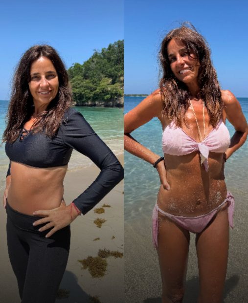 Carmen Alcayde en Supervivientes. (Fotos: Telecinco)