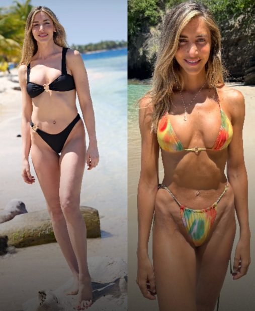 Nieves en Supervivientes. (Fotos: Telecinco)