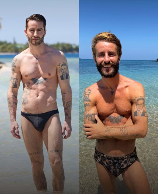 Pelayo Díaz en Supervivientes. (Fotos: Telecinco)