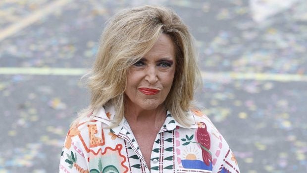 Lydia Lozano en el desfile de 'La familia de la tele'. (Foto: Gtres)