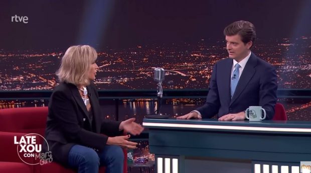 Julia Otero fue entrevistada por Marc Giró en el programa Late Xou de RTVE.