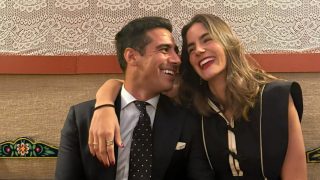 Alberto Herrera y Blanca Llandres en su primera Feria de Sevilla como pareja. (FOTO: REDES SOCIALES)