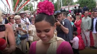 Gloria Camila en la Feria de Abril de Sevilla. (Foto: Gtres)