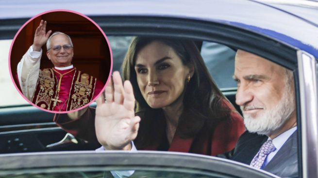 Los Reyes Felipe y Letizia y el Papa León XIV. (Foto: Gtres)