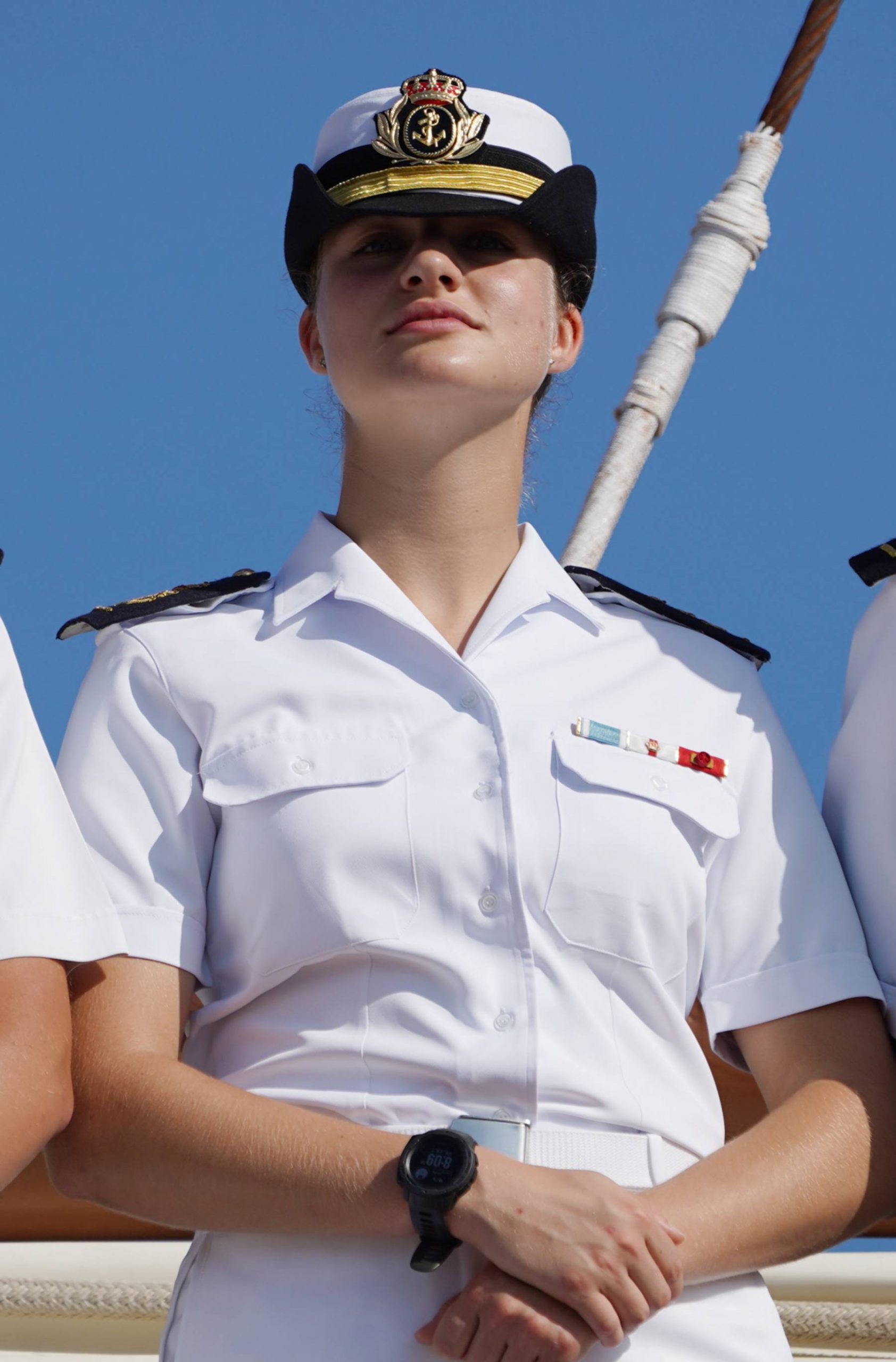 La princesa Leonor a bordo de Elcano. (Foto: Gtres)