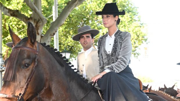 Victoria Federica en la Feria de Abril. (Foto: Gtres)