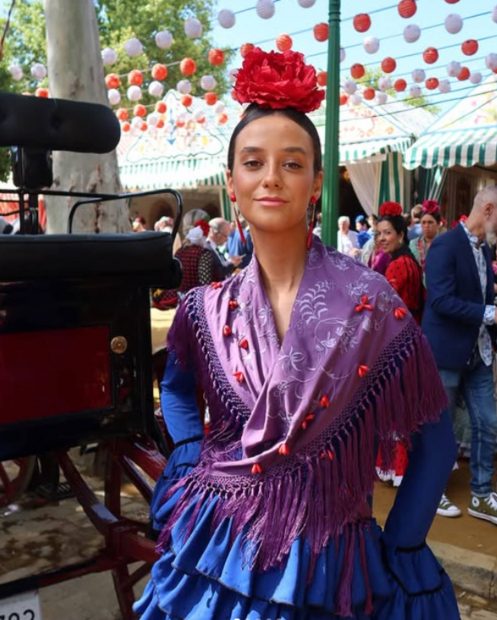Victoria Federica vestida de flamenca. (Foto: Instagram)