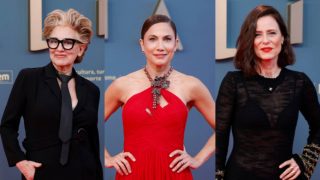 Isabel Ordaz, Toni Acosta y Aitana Sánchez-Gijón en los premios Talía 2025. (Foto: Gtres)