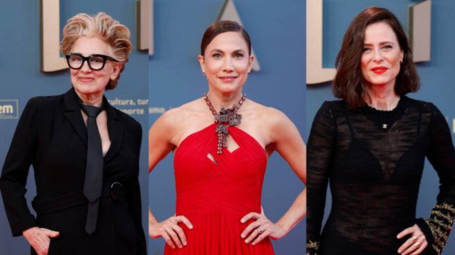 Isabel Ordaz, Toni Acosta y Aitana Sánchez-Gijón en los premios Talía 2025. (Foto: Gtres)