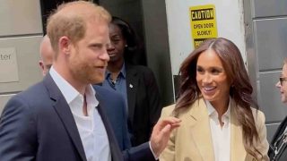 Meghan Markle con Harry en Nueva York. (Foto: Gtres)