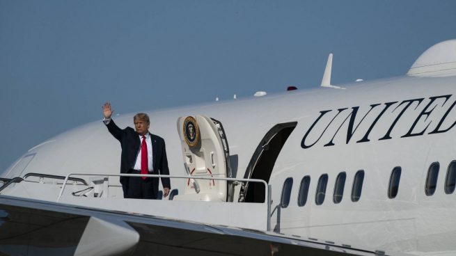 Antes del Air Force One, estuvo el Trump Force One: el avión que lanzó la imagen de poder de Trump
