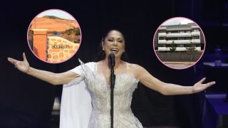 Montaje fotográfico de Isabel Pantoja y sus casas. (Foto: )