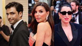 Carlos Sainz, Eva Longoria y Rossy de Palma en Cannes. (Foto: Gtres)