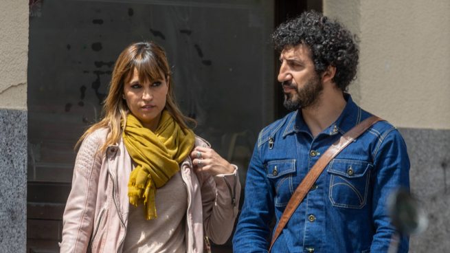 Sandra Sabatés y Marwan en Madrid. (Foto: Gtres)