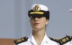 La princesa Leonor a bordo de Elcano. (Foto: Gtres)