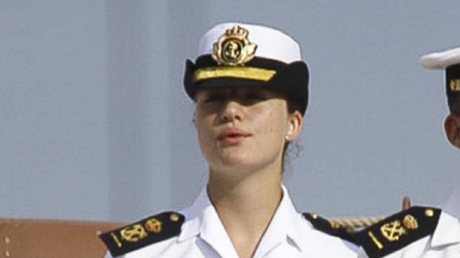 La princesa Leonor a bordo de Elcano. (Foto: Gtres)