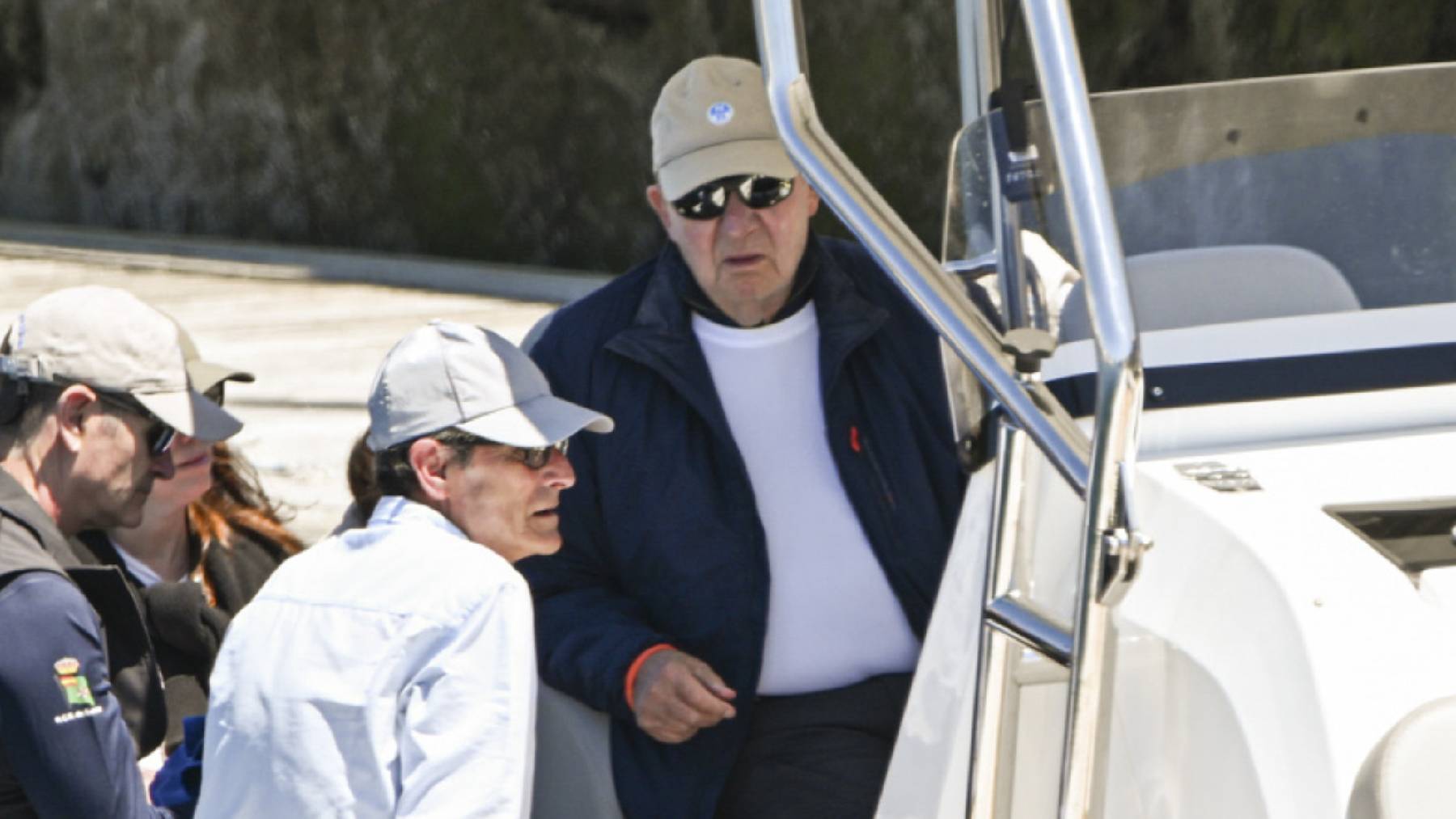 El Rey Juan Carlos I en Sangenjo. (Foto: Gtres)