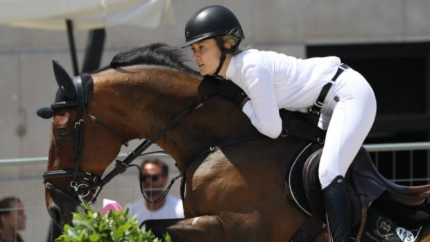 Marta Ortega a caballo. (Foto: Gtres)