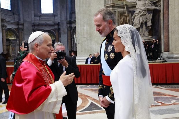 Reina Letizia, papa, privilegio de blanco