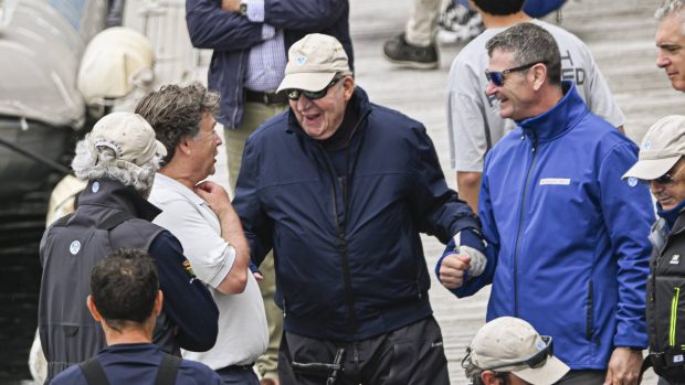Juan Carlos I en Sangenjo. (Foto: Gtres)