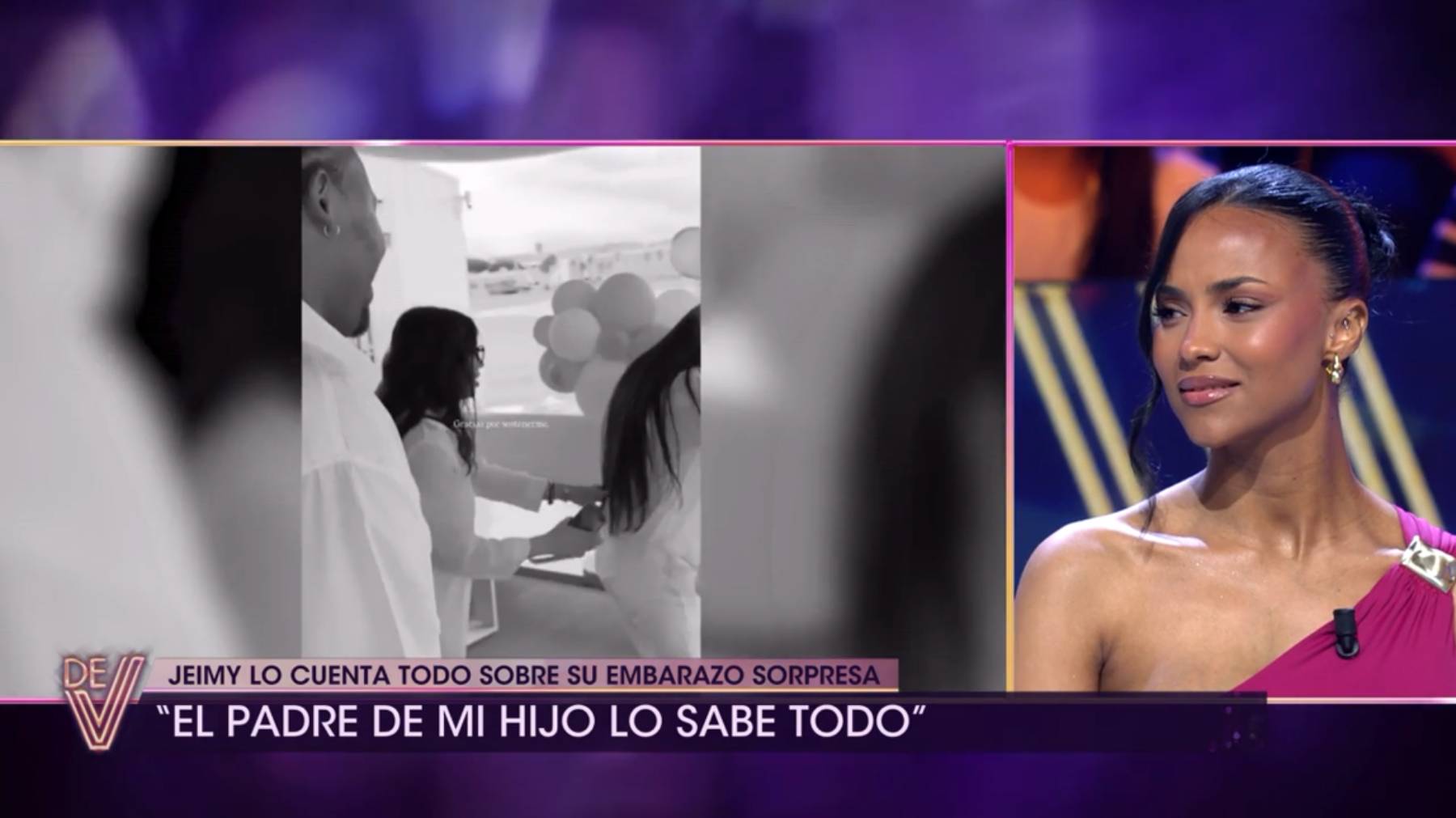 Jeimy Báez en '¡De Viernes!'. (Foto: Telecinco)