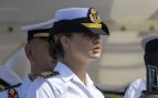 La princesa Leonor a bordo de Elcano. (Foto: Gtres)