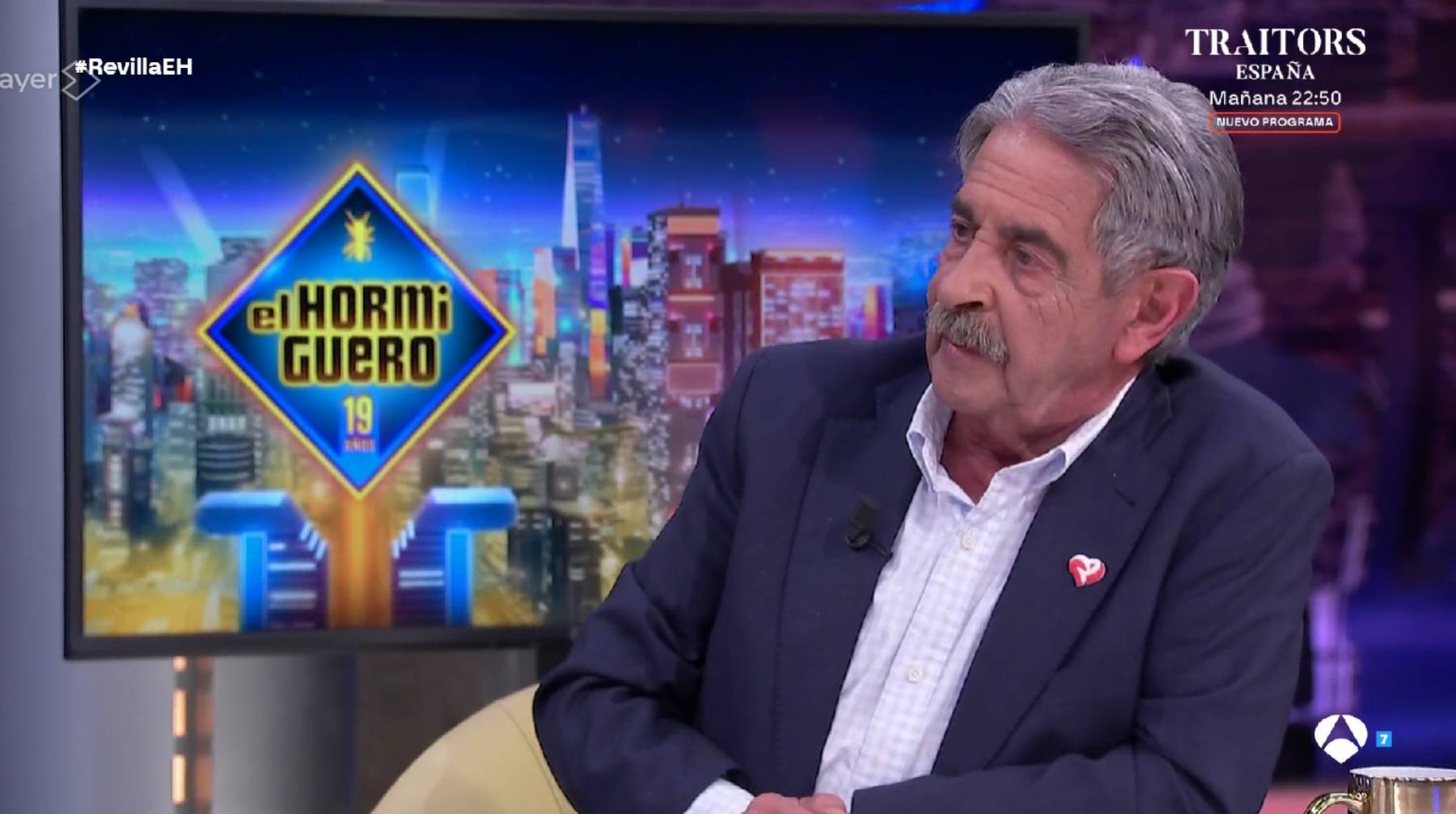 Miguel Ángel Revilla en 'El Hormiguero'. (Foto: Antena 3)